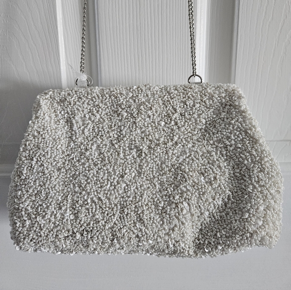 NWT Viral Made In India Beaded Kisslock Frame Crossbody Bag Purse - Picture 6 of 9